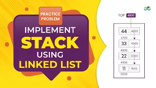 Implement Stack using Linked List School Practice Problem GeeksforGeeks School