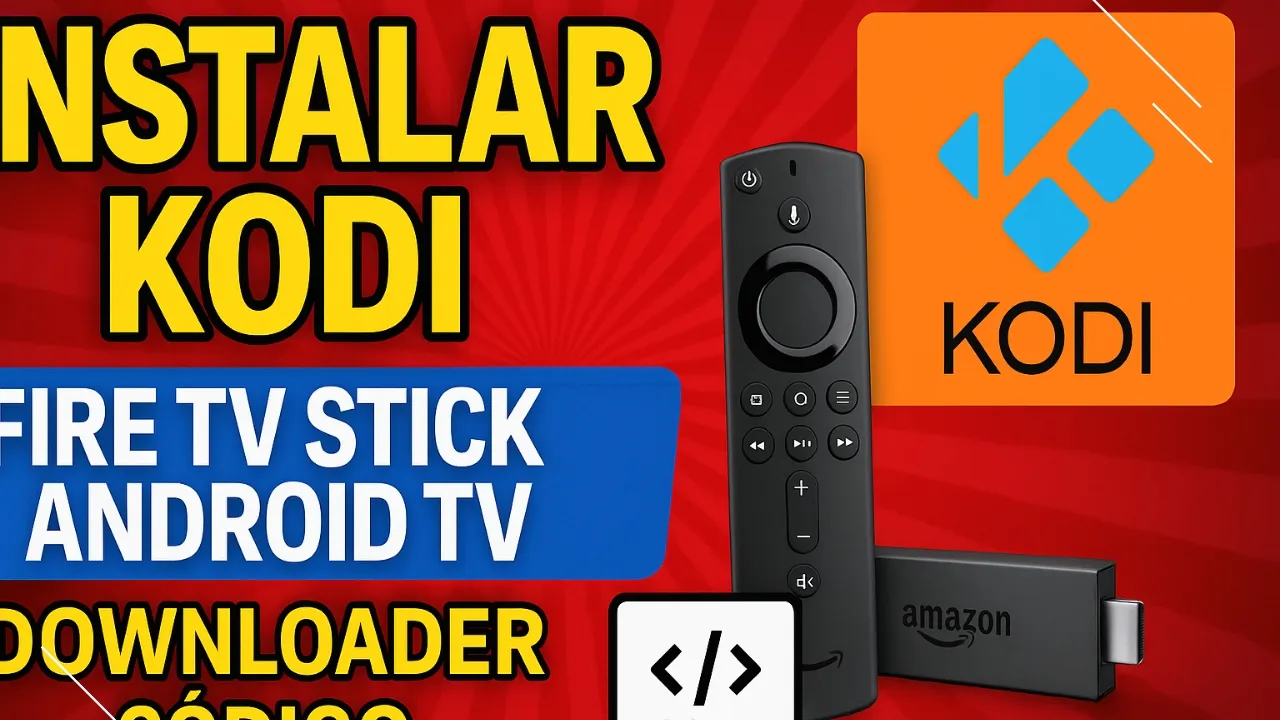 🔥 Instala K0DI Fácil en Fire TV Stick y Android TV con este Código Downloader