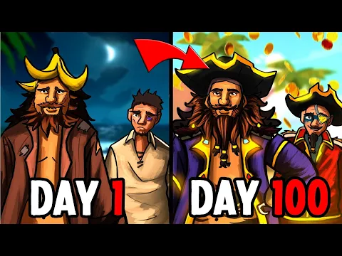 Download MP3 Teaching a NEW PLAYER for 100 Days in Sea of Thieves