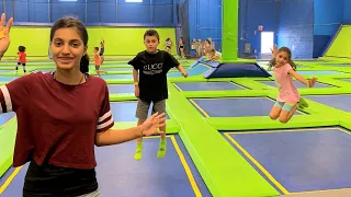 Download Heidi dan Zidan ingin melompt tinggi di Trampolin Video untuk anak-anak MP3