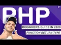 PHP Functions with Return Value PHP Tutorial For Beginners Full Beginner To Advance