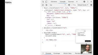 JSX and React createElement React from first principles 3