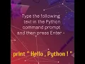 Python Basic Syntax