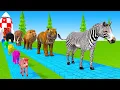 Download Lagu Long Slide Game With Cow Elephant Gorilla Hippopotamus Tiger 3d Animal Game Funny 3d Animals