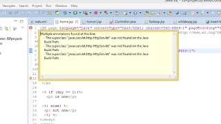 javax servlet http httpservlet was not found on the java build path
