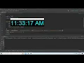 Create Digital Clock in PyCharm