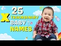 25 Exceptional Baby Names That Start With X