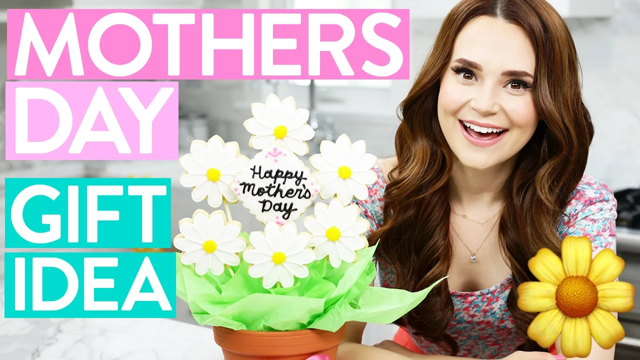 DIY COOKIE FLOWER BOUQUET - Mothers Day Gift Idea