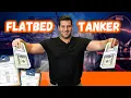 Tanker Driver VS Flatbed Driver Pay Comparison Monthly Gross Pay Statements