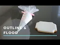 Royal Icing Consistencies How to flood and outline a cookie