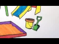 Playground Coloring Page Art Colours for Kids