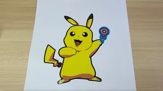 Pikachu DIY Sticker