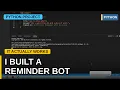 Build a Python Desktop Notification Reminder App Beginner Tutorial