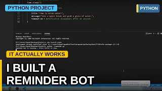 Build a Python Desktop Notification Reminder App Beginner Tutorial
