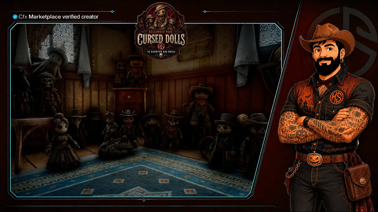 Halloween Cursed Dolls pack