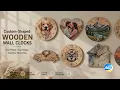 0154 Custom-Shaped Wood Board Wall Clock Personalized Photo Art Decorative Clock AUTARIS USA