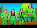 Five Little Speckled Frogs 🐸 Kids Nursery Rhymes