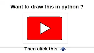 Drawing youtube logo python turtle