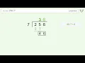 Long Division Problem Step-by-Step Solution