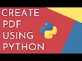 How To Create PDF Using Python FPDF Python Library