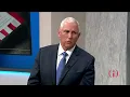 Former Vice President Indiana Gov Mike Pence discusses President Trump Indiana economy