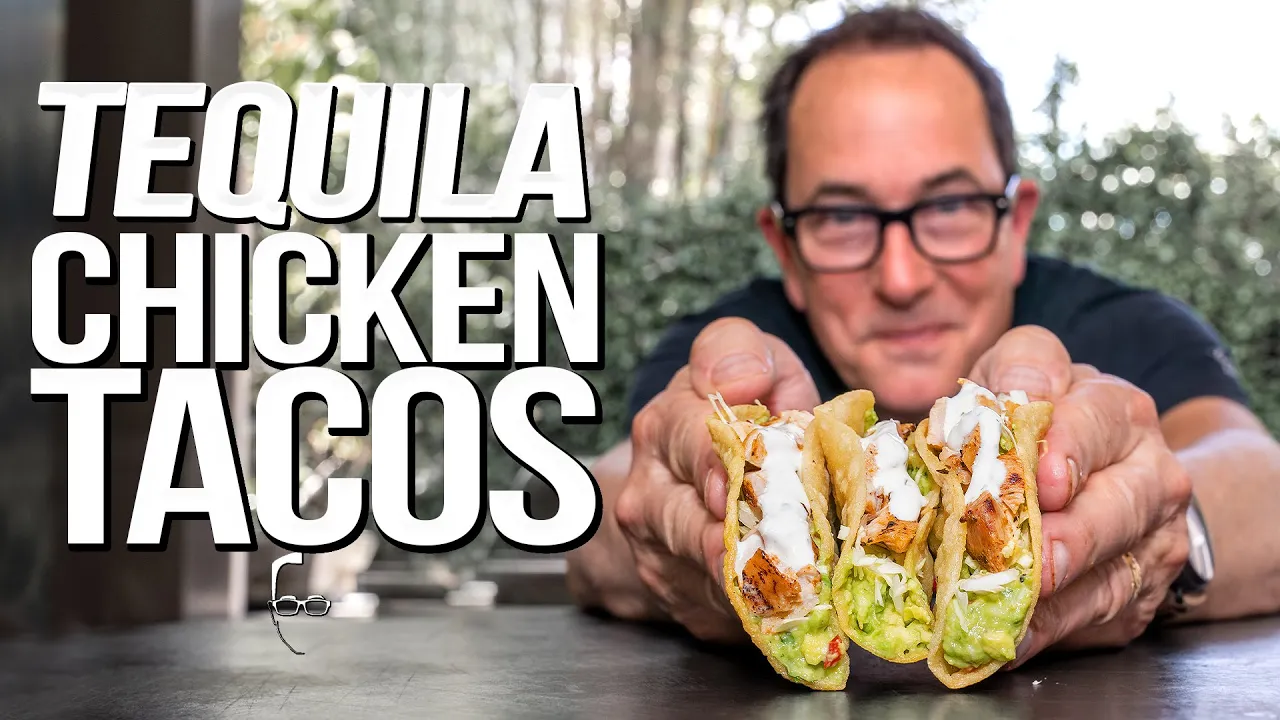 MY NEW FAVORITE GRILLED CHICKEN TACOS! 🌮 | SAM THE COOKING GUY