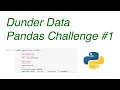 Dunder Data Pandas Challenge
