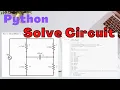 Solve the circuit problem By Python both phase domain and time domain