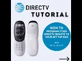 How to program your DIRECTV Remote to your Set Top Box