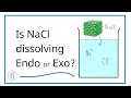 Is NaCl Dissolving Endothermic or Exothermic