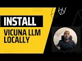 Quick Easy Vicuna Setup on Mac and Linux