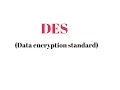 DES data encryption standard algorithm CSS series