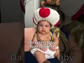 I turned my baby into Toad from Super Mario for Halloween Cupquake