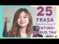 25 Frasa #1 - Percakapan Bahasa Inggris Umum \u0026 Artinya