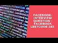 FACEBOOK Interview Question - Move Zeroes LeetCode 283