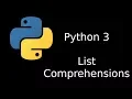 Python 3 List Comprehensions