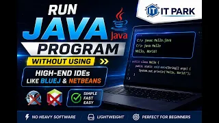 Run Java Program Without using IDEs