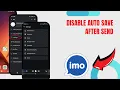 Disable Auto Save After Send On Imo Technologyglance