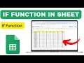 How to Use IF Function in Google Sheets Easy Tutorial for Beginners