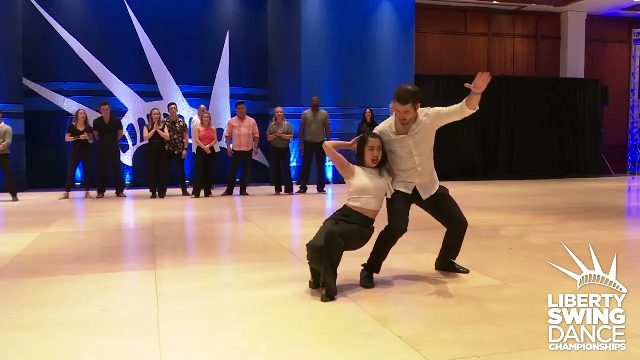 Improv West Coast Swing Dance - Ben Morris & Emily Huang - Liberty Swing 2022 Champions Strictly 4th