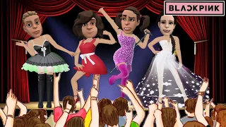 سماسم في حفلة بلاك بينك رعب الجزء الثاني سماسم كدوشة رسوم متحركة انميشن كدوشه 