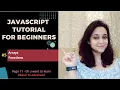 JavaScript Tutorial Arrays and Functions