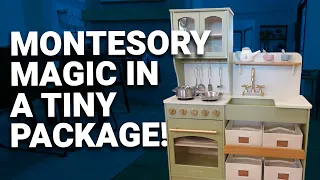TinyLand Serenity Play Kitchen review mini Montessori magic
