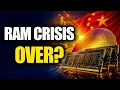 China Just Made A Move That Could END The RAM Crisis