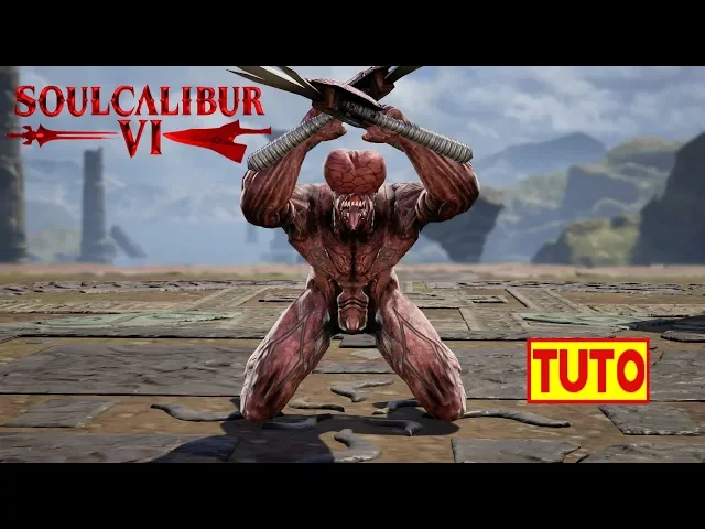 SOULCALIBUR 6 TUTORIAL : HOW TO MAKE A LICKER ( RESIDENT EVIL )