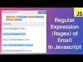 email validation in javascript in hindi Regular Expression Javascript tutorial for beginners - 41
