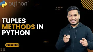 Tuples Methods in Python The Complete Python Course Basic to Advance