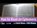 How to Read an Ephemeris for Astrology