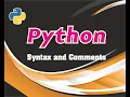 Python Syntax and Comments in Arabic
