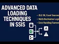 Advanced SSIS Data Loading Techniques OLE DB Excel Multi-Destination Error Handling